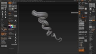 ZBrush TIP :  Quickly Create Curly Hair Geometry (IMM and Frame Mesh with curves.).