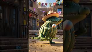 Sombrero Cactus-Croc Dancing Cumbia!