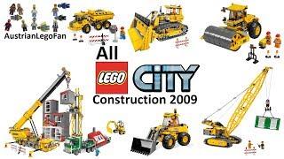 All Lego City Construction Site Sets 2009 - Lego Speed Build Review