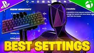 *NEW* BEST Console Keyboard & Mouse sensitivity + Settings in Chapter 5 Season 3 (PC/PS5/XBOX)