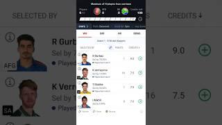 AFG vs SA today dream11 prediction team || AFG vs SA || Afghanistan vs South Africa 2nd ODI #dream11