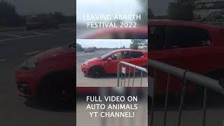 Leaving Abarth Festival 2022 | Abarth Grande Punto & Punto Evo, Abarth 595 & 695, Abarth 124 Spider