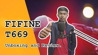 Fifine T669 USB Condenser Microphone Unboxing and Review || 4K || Sid Tech