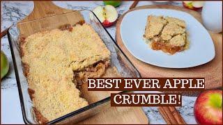 Apple And Cinnamon Crumble Recipe| Homemade Crumble recipe For Any Fruit Crumble!