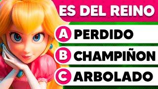 ¿CUÁNTO SABES DE SUPER MARIO BROS? ⭐ Mario Bros la Película | Chica Trivia/Test/Quiz de Mario Bros