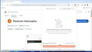 What is Postman interceptor as Google chrome extension? #postman #backend #api