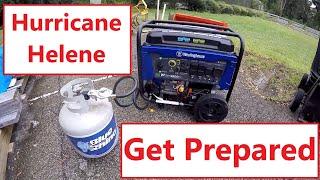 Hurricane Helene Preparation