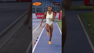 US: Tara DAVIS-WOODHALL ️️ 2024 Golden Gala #spopaW #shorts #athletics #viral