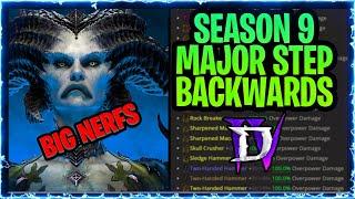 Diablo 4 Season 9 Major Step Backwards : Level Cap Change? Datamined Discussion Diablo IV update :