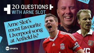 "Dennis Bergkamp is the Dutch GOAT"  | 20 Questions with Liverpool's Arne Slot ️