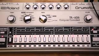 Roland TR-606 Drumatix Vintage Analog Drum Machine TR606 BagBox Manual Demo