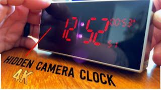 HIDDEN CAMERA CLOCK... how to spot a SPY cam!