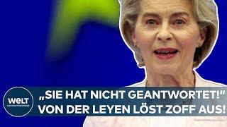 URSULA VON DER LEYEN: "Sie hat nicht geantwortet!" Kritik von Strack-Zimmermann I WELT EXKLUSIV