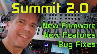 Novation Summit & Peak Firmware 2.0 Update - The Bugs Are Fixed, New Features Added!