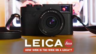 LEICA 21MM ELMARIT - TOO WIDE FOR A LEICA?!