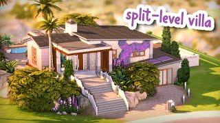 Split-Level Villa  || The Sims 4 Speed Build