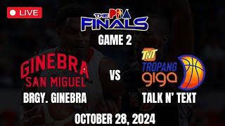 LIVE NOW! GINEBRA vs TALK N' TEXT | PBA FINALS GAME 2 | October 28, 2024 | NBA2K23 Simulation Only