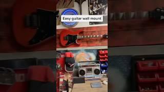 Easy Guitar Wall Mount Build #gibson #guitars