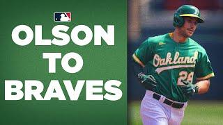 MATT OLSON TRADED TO BRAVES! (All-Star First Baseman's Career Highlights)