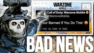 WARZONE MOBILE NEW UPDATE YOUR BANNED IF YOU DO THIS  | NEW BO6 ENGINE LAG FIX + STREAMING REMOVED?