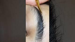 eyebrow asmr #asmr #eyebrows #eyebrow #eyebrowtutorial #browlamination #brows #sobrancelhasperfeitas