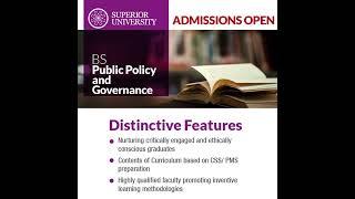 BS PUBLIC POLICY AND GOVERNANCE + CSS/PMS