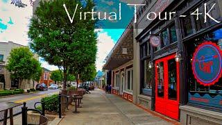 Duluth, GA - Downtown Walking Tour - Georgia Suburb 4K