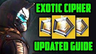 Destiny 2 | How To Get EXOTIC CIPHERS In 2024 And How To Use Them!