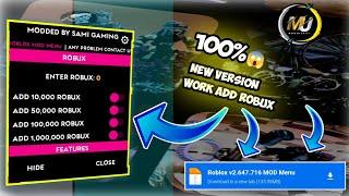 Roblox Mod Menu V.2.648.781 | Unlimited Robux & Free shopping | MultiMenu hack 2024