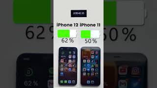 iPhone 12 vs. iPhone 11 Battery Test Subscribe for more 