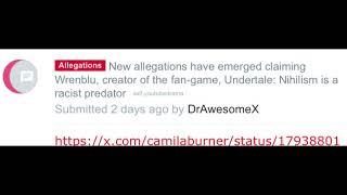 Creator of undertale nihilism exposed for grooming (and Racism)