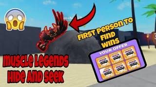 MUSCLELEGENDS HIDE AND SEEK REWARD is 6darkstar