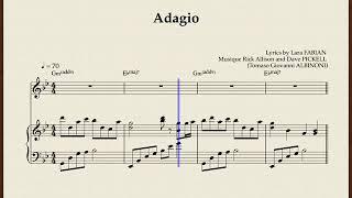 Adagio - Lara Fabian - Partition - Piano