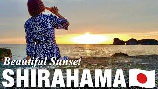 WAKAYAMA Seafood BBQ and Sunset in Shirahama Japan Travel Vlog!! Japanese countryside