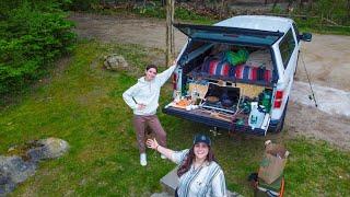 We Riverside Truck Camped In The Middle Of Nowhere