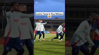 Lamine Yamal & Nico Williams  Spain Training Today #lamineyamal #españa #sefutbol #nicowilliams