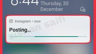 Instagram Fix Posting Notification problem solve