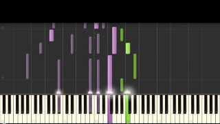 Спят усталые игрушки - Как играть на фортепиано -(Synthesia)