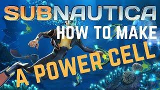 Subnautica Crafting | How To Make A Power Cell