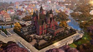 Dark Academia Manor | The Sims 4 Speed Build