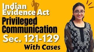 Indian Evidence Act | Privileged Communication Sec 121 - 129 | With Cases