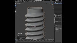 Быстрое создание резьбы в Blender | screw modeling