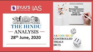 'The Hindu' Analysis for 28th June, 2020. (Current Affairs for UPSC/IAS)