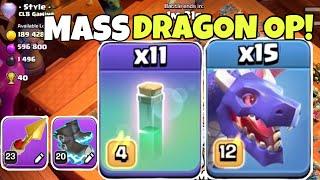 ELECTRO BOOTS + MASS DRAGON=OP! Best Th17 attack strategy(clash of clans)