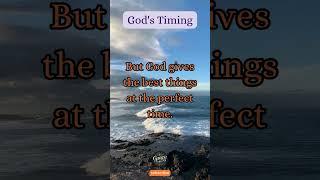 ⏳ "God's Perfect Timing: Trusting His Plan for the Best" #faith #christian #motivation