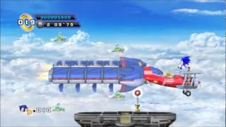 BETA FOOTAGE - Sky Fortress Act 1 - Sonic the Hedgehog 4: Episode 2