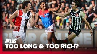 How long is too long? Longmire & Simpson debate big money player deals  I AFL 360 I Fox Footy