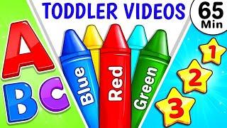 Learn ABC For Toddlers & Babies | Learn The Alphabets, Colors For Kids | Fun Toddler Learning Video