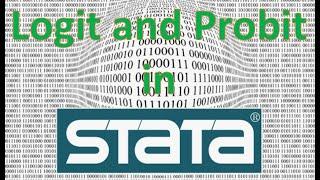 The very basics of Logit and Probit models in Stata.