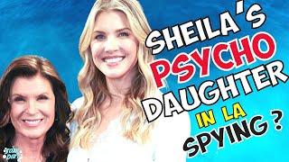 Bold and the Beautiful: Sheila Twist - Daughter Daisy in LA Spying for Mom? #boldandbeautiful